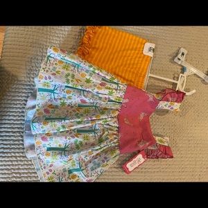 NWT Under the Canopy Short Set - Jungle